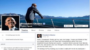Tổng thống Mỹ chính thức có fanpage trên Facebook