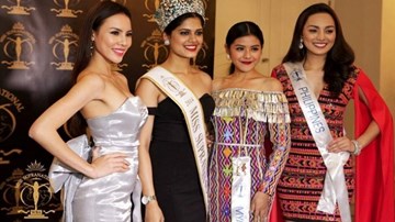 Lệ Quyên vào top 3 trang phục dạ hội Hoa hậu siêu quốc gia 2015
