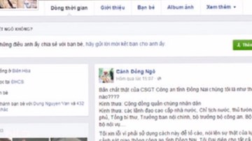 Xôn xao vụ “tố” công an tỉnh Đồng Nai trên Facebook