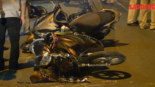 “Xe điên” lao sang đường tông liên hoàn khiến nhiều người thương vong