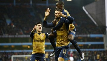 Aston Villa 0-2 Arsenal: Thắng dễ, Arsenal soán ngôi số 1 của Man City