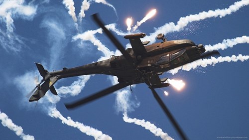 Xem uy lực của trực thăng Apache Mỹ định dùng diệt IS