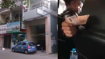 Tài xế taxi liên tục xin lỗi khách vì bị phát hiện gian lận tiền