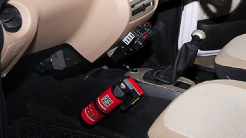 Cách lắp đặt bình chữa cháy trên ôtô