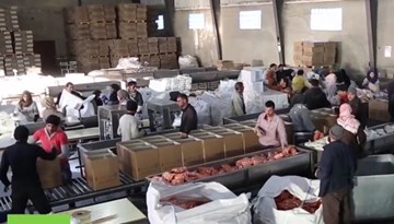 Đoàn xe cứu trợ đầu tiên của Liên Hợp Quốc đã tới cứu đói Syria