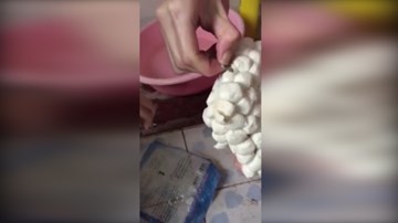 Xuất hiện cá viên chiên đông lạnh có đỉa gây hoang mang