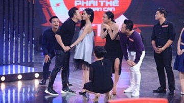 Trấn Thành hôn tình cũ Mai Hồ trên sóng truyền hình