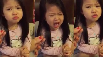 Phát sốt với bé gái 
