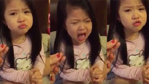 Phát sốt với bé gái 