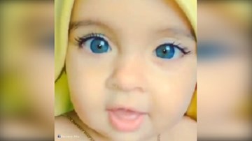 Mê mệt ngắm bé yêu có vẻ đẹp tựa thiên thần