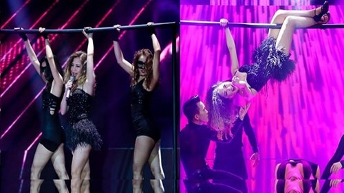 The Remix 2016 - tập 5: Hương Tràm hóa thân thành vũ nữ đu xà trên sân khấu