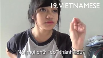 Cư dân mạng thích thú với cô gái nói tiếng Anh bằng 21 giọng