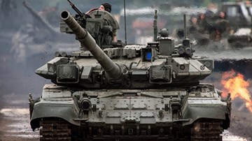 Siêu tăng T-90 của Nga tung hoành trên chiến trường Syria