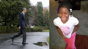 Video bé gái khóc nức nở vì ông Obama sắp hết nhiệm kỳ gây sốt