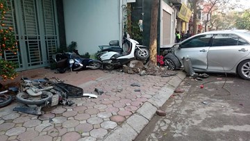 Camera ghi cảnh vụ xe Camry 