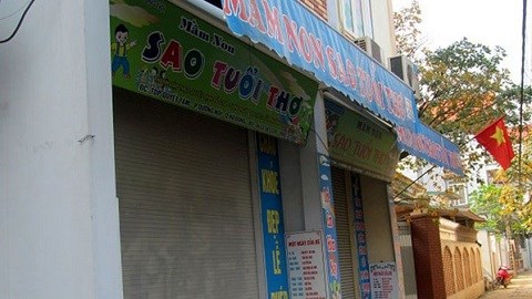 Vụ chháu bé 15 tháng tuổi tử vong: Hà Nội đình chỉ trường mầm non tư thục