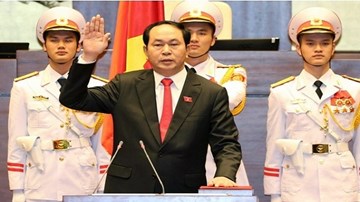 Truyền thông quốc tế đưa tin trang trọng về tân Chủ tịch nước Trần Đại Quang