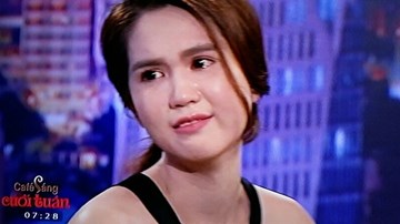 Ngọc Trinh bật khóc trên sóng truyền hình: 