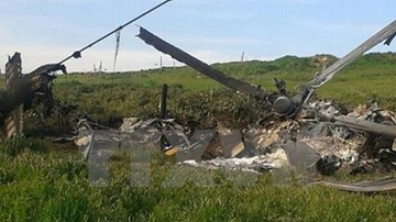 Cận cảnh máy bay chiến đấu Mi-24 của Azerbaijan bị bắn hạ