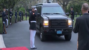 Xe chống đạn chở 50 nguyên thủ tới Nhà Trắng