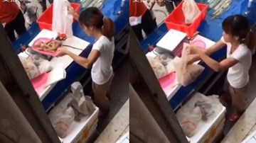 Clip gian lận như ảo thuật của người bán hải sản gây phẫn nộ