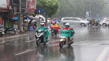 Mưa lớn xuất hiện ở miền Bắc