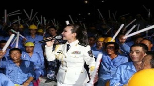 Lần đầu tiên Trung Quốc phát sóng hình ảnh xây dựng trái phép ở Hoàng Sa