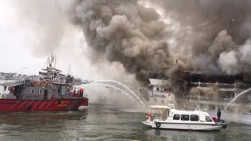 Xác định nguyên nhân ban đầu vụ cháy tàu du lịch ở Hạ Long