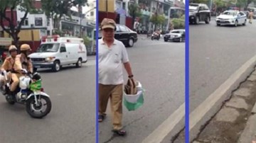 Xôn xao clip chặn đầu đoàn xe hú còi ưu tiên tại Hà Nội