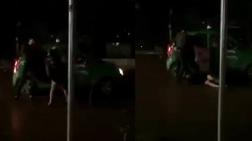 Níu kéo bạn trai, chân dài bị đánh dã man giữa đường Hà Nội
