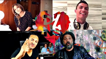 Ronaldo hát nhép cùng 