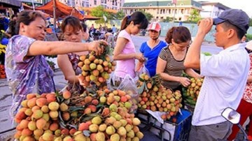 Hoa quả, rượu nếp 'diệt sâu bọ' đắt hàng nhân ngày Tết Đoan Ngọ