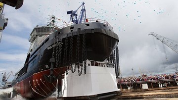 Nga hạ thủy tàu phá băng khổng lồ
