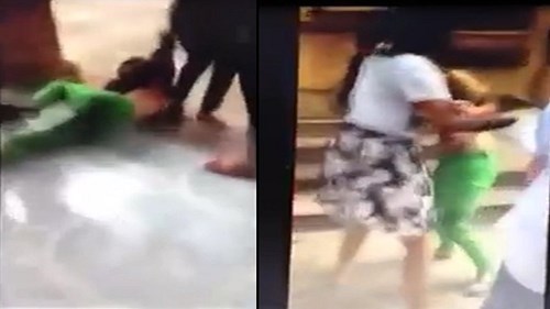 Cô gái bị lột đồ đánh ghen, lôi xềnh xệch ngay tại bệnh viện