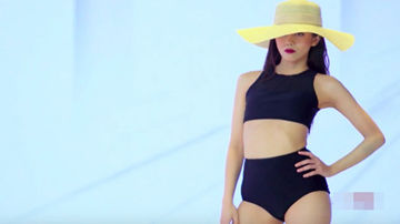 An Nguy lần đầu đi giày cao gót, đi catwalk và học cách 