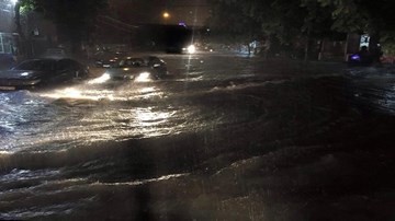 Thái Nguyên: Mưa lớn, nhiều tuyến đường chìm trong nước