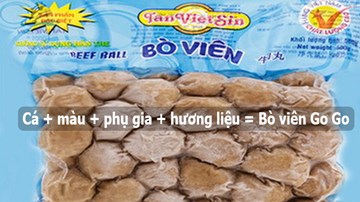 5 mẫu bò viên của Công ty Việt Sin chứa Ure và chất phụ gia