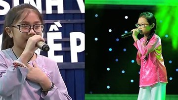Xuất hiện giọng hát dân ca nhí hay không thua kém Phương Mỹ Chi
