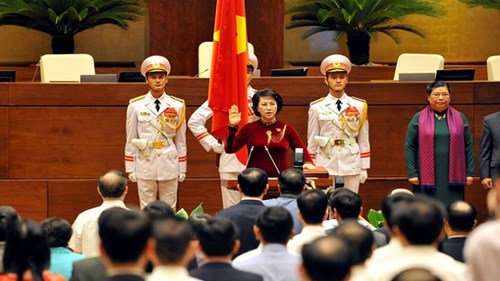 Bà Nguyễn Thị Kim Ngân tuyên thệ nhận nhiệm vụ Chủ tịch Quốc hội