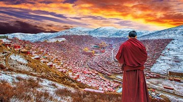 Những hình ảnh cuối cùng của Học viện Phật giáo đẹp và lớn nhất thế giới