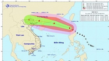 Siêu bão số 2 Nida có thể tăng cấp