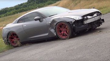 Nissan GT-R 2000 mã lực gặp nạn khi cố lập kỉ lục