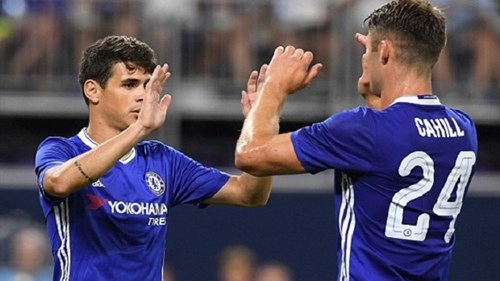 Kante ra mắt, Oscar giúp Chelsea vùi dập Milan
