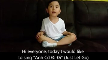Cậu bé Việt kiều 5 tuổi cover hit 