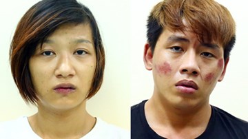 Nữ quái giật dây chuyền, dùng dao đâm công an