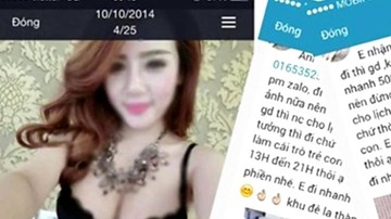 Triệt phá đường dây bán dâm 'khủng' qua Facebook, Zalo