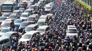 Indonesia áp quy định ô tô lưu thông biển chẵn lẻ nhằm tránh tắc đường