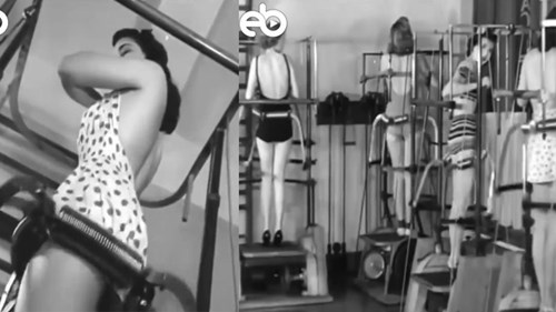 Phòng tập gym dành cho các quý bà nóng bỏng thời xưa