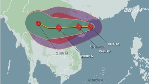 Bão số 3 mạnh lên, hướng về Thái Bình - Nam Định trong