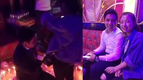 Cầu hôn như phim Hàn, chàng trai xứ Nghệ được phong là soái ca